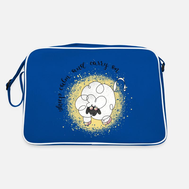 Sheep Calm Retro Tasche