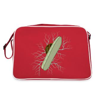 SLIPPER - Retro Bag - red/white - Back