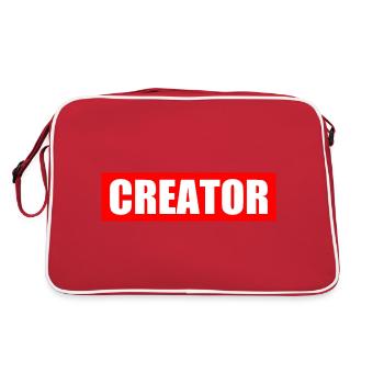 Creator - Sac Retro - rouge/blanc - Dos