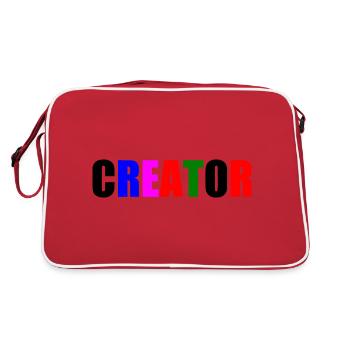 Creator - Sac Retro - rouge/blanc - Dos