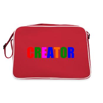 Creator - Sac Retro - rouge/blanc - Dos