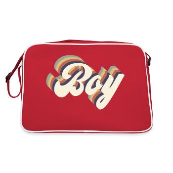 boy vintage - Sac Retro - rouge/blanc - Dos
