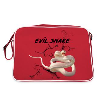 Evil Snake - Retro Bag - red/white - Back
