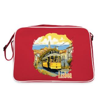 Lisbonne - Lisbonne - Sac Retro - rouge/blanc - Dos