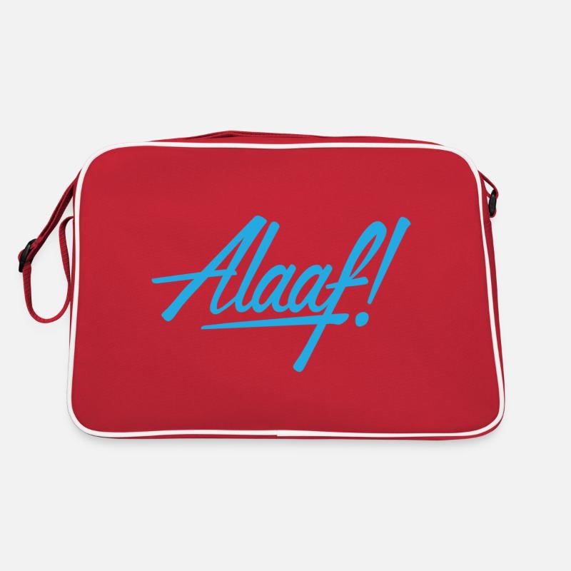 Alaaf! Design blau Retro Tasche