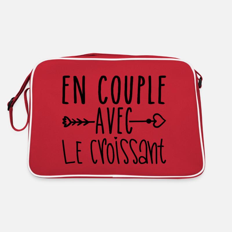 Couples with Crescent, Crescent Fans Gift Retro Bag