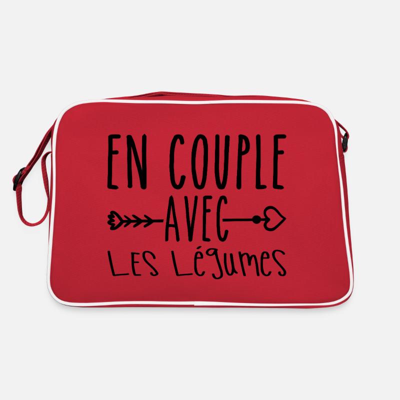 As a Couple with Vegetables, Vegetable Lovers Gift Retro Bag