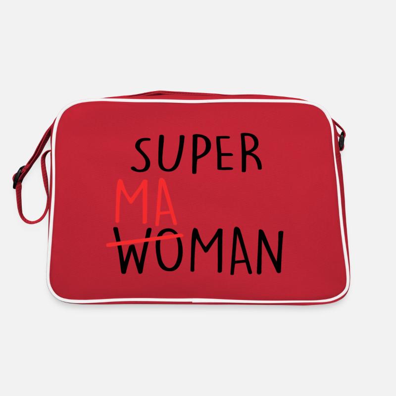 Super Mama | Muttertag | Geschenk Mama Retro Tasche