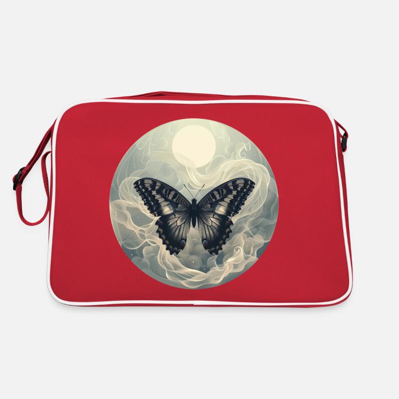 Tonalité papillon Sac Retro
