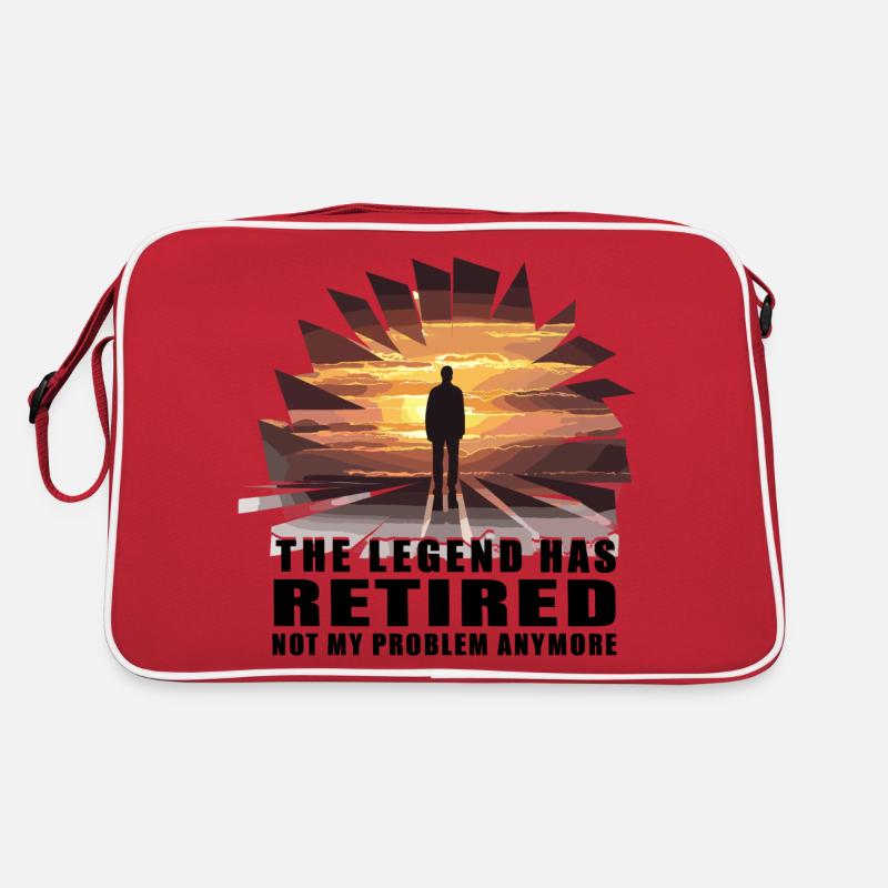 Retired Not My Problem Anymore für einen Camper Retro Tasche