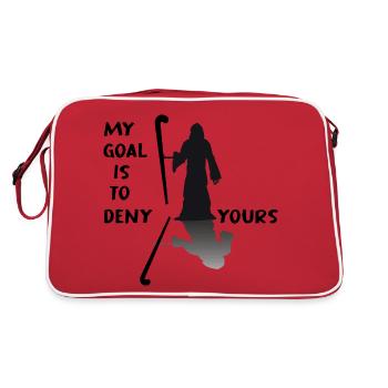 feldhockey hockey hockey hockey-défense - Sac Retro - rouge/blanc - Dos