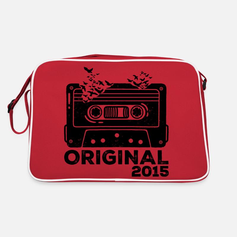 Année de naissance 2015 Cassette 2015 Anniversaire 2015 Sac Retro