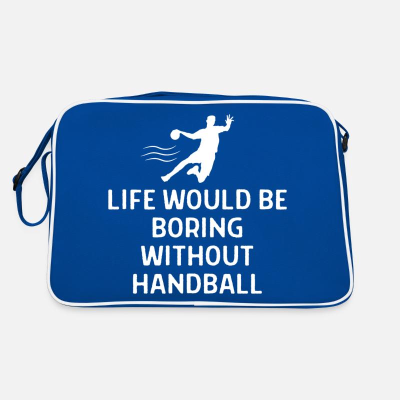 Handball Handballer Spruch Geschenk Retro Tasche