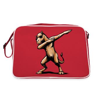 Cool Dabbing Dab Dance Camel avec lunettes de soleil - Sac Retro - rouge/blanc - Dos