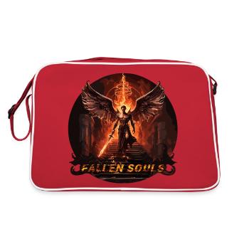 Ange - Sac Retro - rouge/blanc - Dos