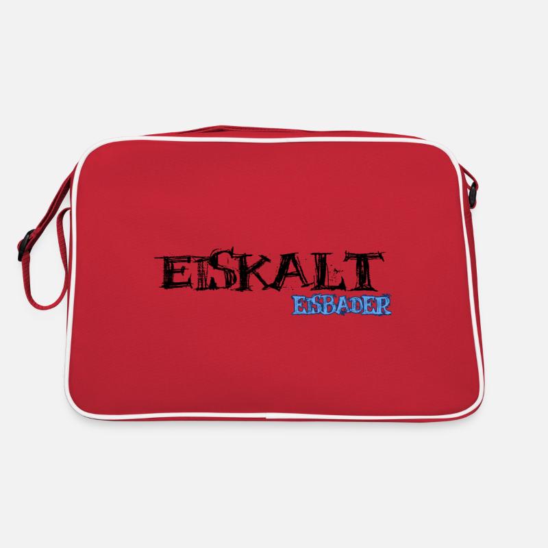 eisbader eiskalt eisbaden kryotherapie kneipp Retro Tasche