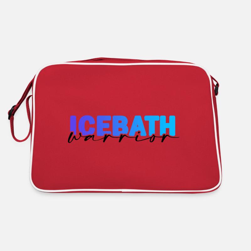 Eisbader "Winterschwimmer" eiskaltes Eisbad Retro Tasche