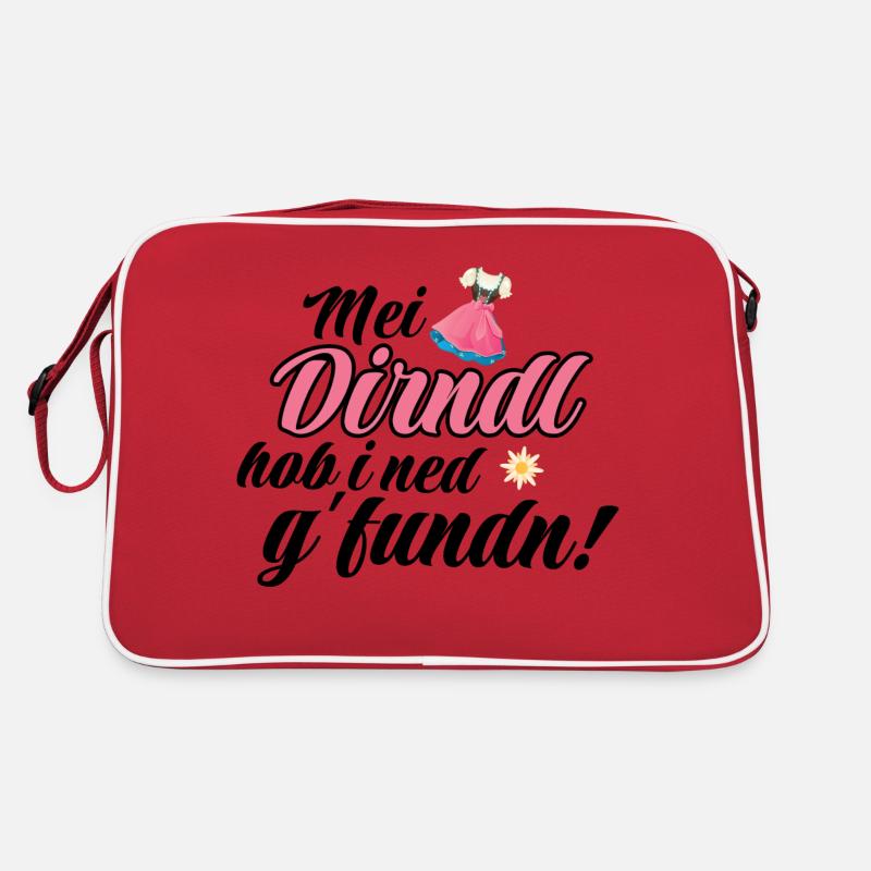 Dirndl | Mei Dirndl hob i ned g'fundn Retro Tasche