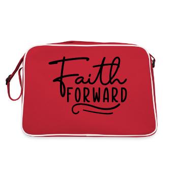 Faith Forward - Retro Bag - red/white - Back