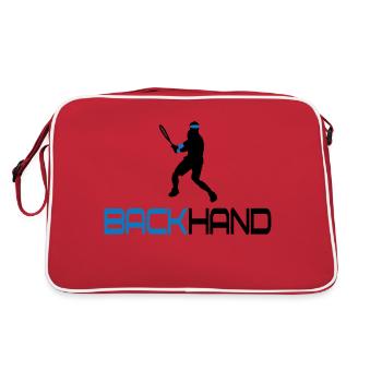 Revers de tennis - Sac Retro - rouge/blanc - Dos