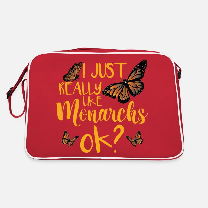 I Just Really Like Monarchs Ok Retro Bag