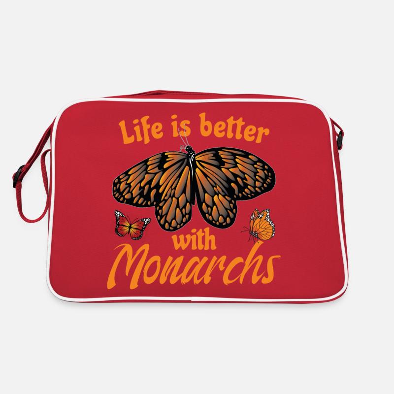 Citation mignon monarque papillon Sac Retro