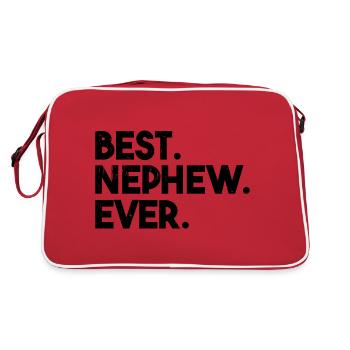 Best Nephew Ever - Retro Bag - red/white - Back