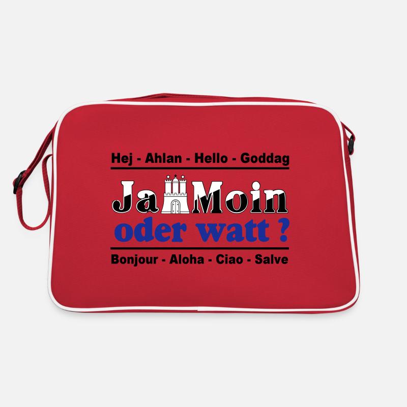 Hamburg , Tradition , Ja Moin oder watt (25) Retro Tasche