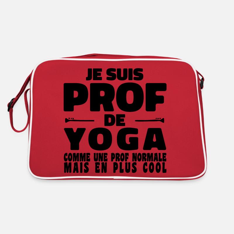 Je suis Prof de Yoga Comme Une Prof Normale Sac Retro