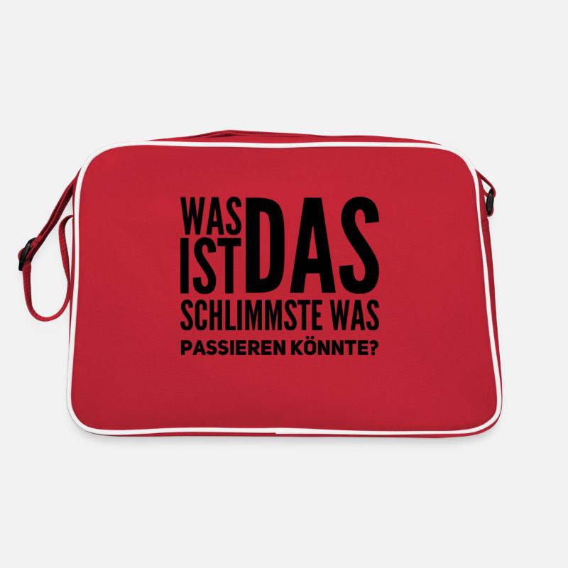 das wird schon Retro Tasche