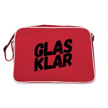 crystal clear - Retro Bag - red/white - Back