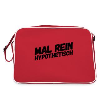 Posons-la hypothétiquement - Sac Retro - rouge/blanc - Dos