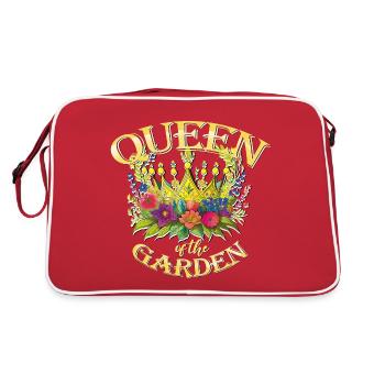 Pour les jardiniers amateurs, les amoureux des fleurs et les amoureux de la nature - Sac Retro - rouge/blanc - Dos