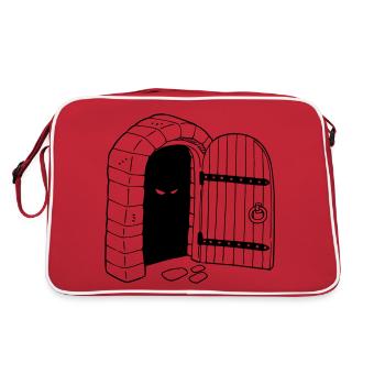 Enter the Dungeon - Retro Bag - red/white - Back