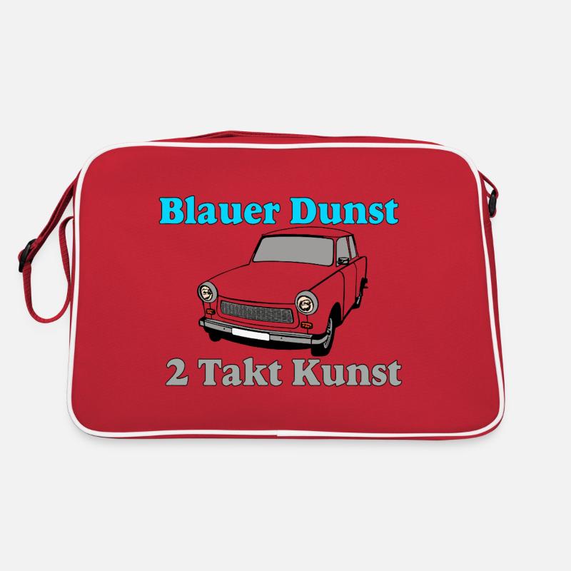 Trabant Trabi DDR, Blauer Dunst (25) Retro Tasche