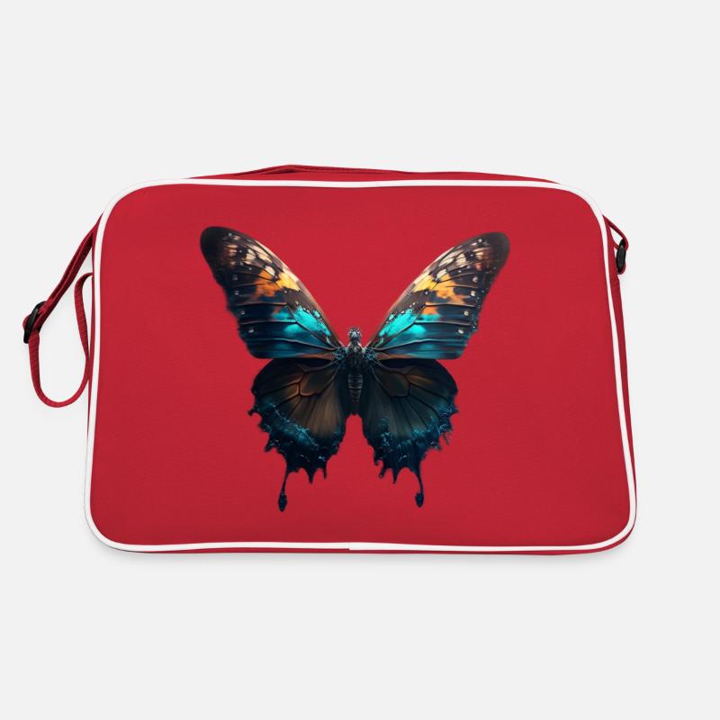 Papillon, chenille Sac Retro