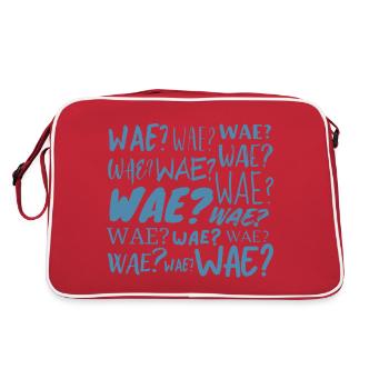 Wae? - Sac Retro - rouge/blanc - Dos