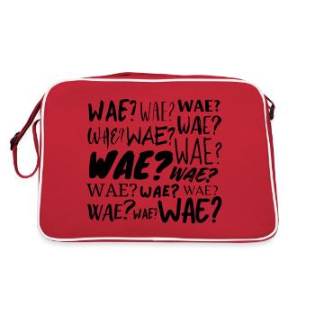 Wae? - Sac Retro - rouge/blanc - Dos