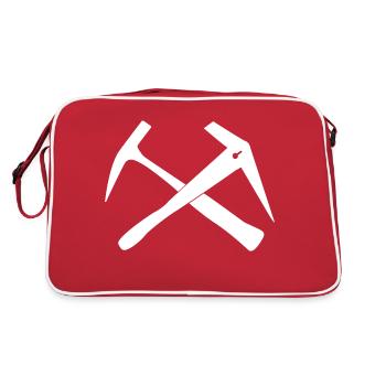 Roofer Power: Style for professionals - Retro Bag - red/white - Back