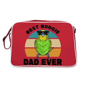 Perruche ondulée - Sac Retro - rouge/blanc - Dos