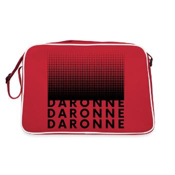 DARONNE - Sac Retro - rouge/blanc - Dos