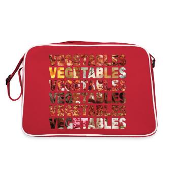 Vegetables - Retro Bag - red/white - Back