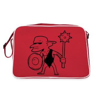 Goblin - Retro Bag - red/white - Back