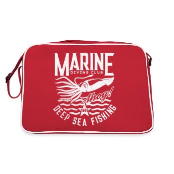 Marine Diving club - Retro Bag - red/white - Back