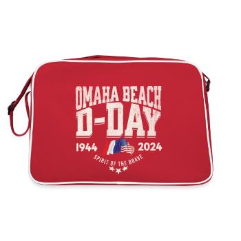 D Day Omaha Beach 2024 - Sac Retro - rouge/blanc - Dos