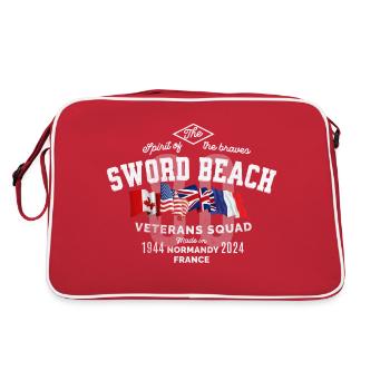 Sword Beach Normandy 80th anniversary - Sac Retro - rouge/blanc - Dos