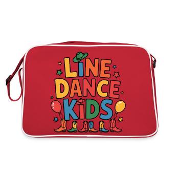 Danse en ligne Enfants Enfants Danse en ligne - Sac Retro - rouge/blanc - Dos