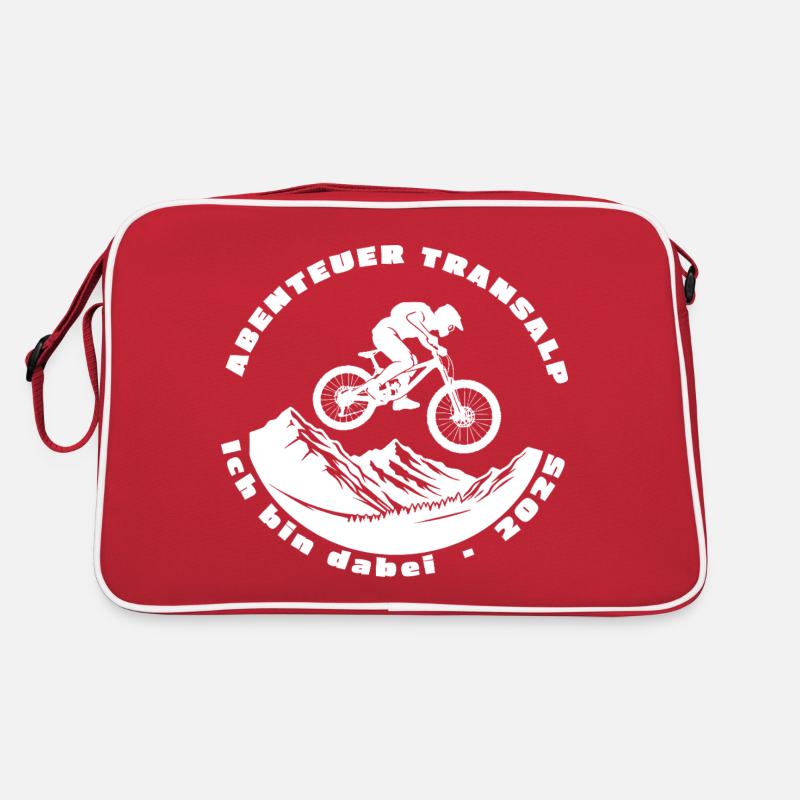 Abenteuer Transalp - Ich bin dabei 2025 - Fahrrad Retro Tasche