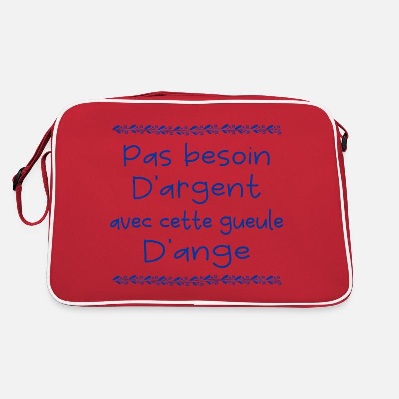 Pas besoin d'argent avec cette gueule d'ange Sac Retro