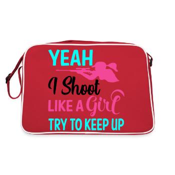 Shooting - Retro Bag - red/white - Back
